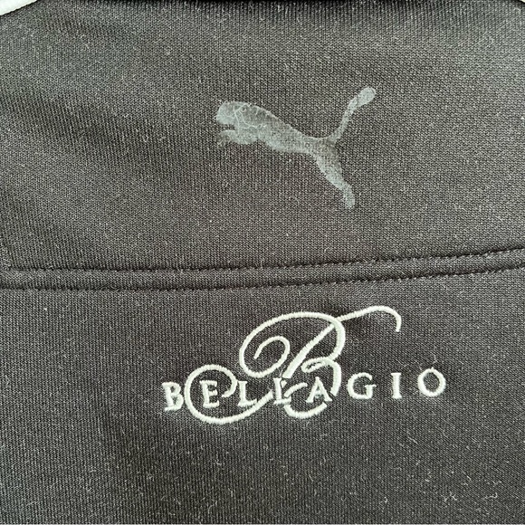 PUMA Bellagio Las Vegas Hotel Black Full Zipper Track Jacket Size Large - Picture 8 of 16